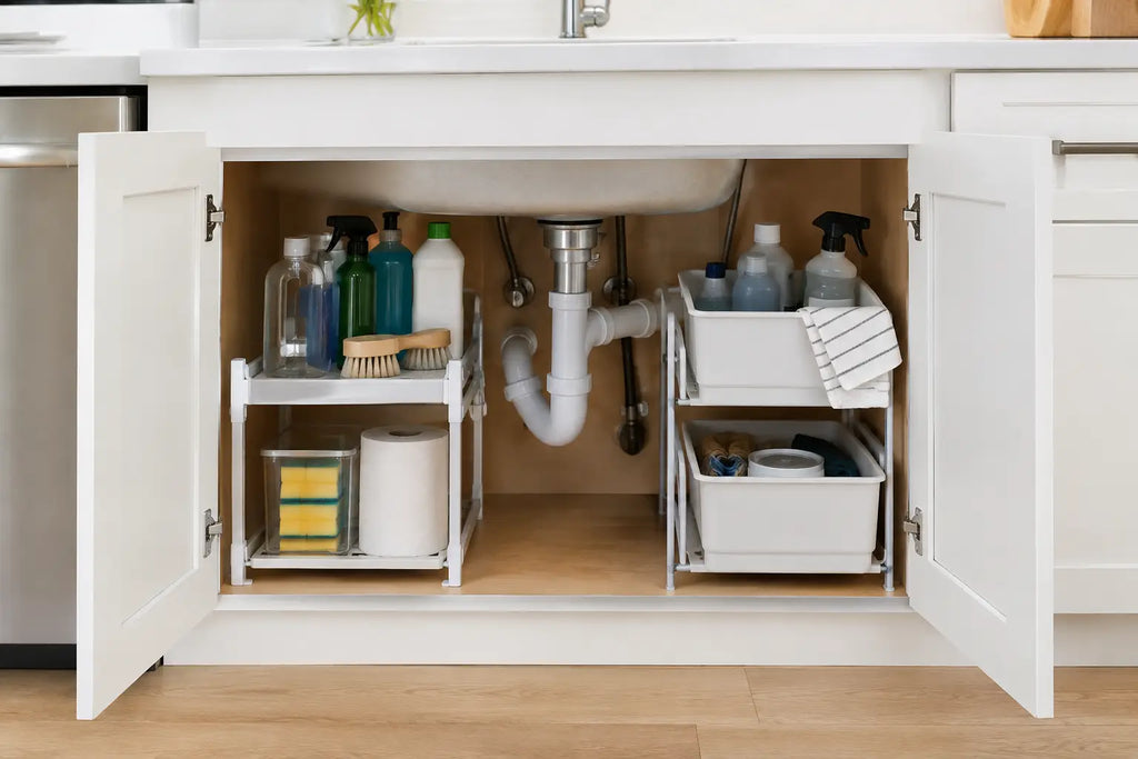 How to Organize Under Sink Without Wasting Space