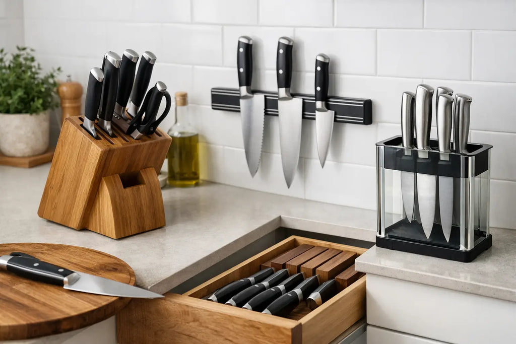 Kitchen Knife Storage Guide for Safer Counters