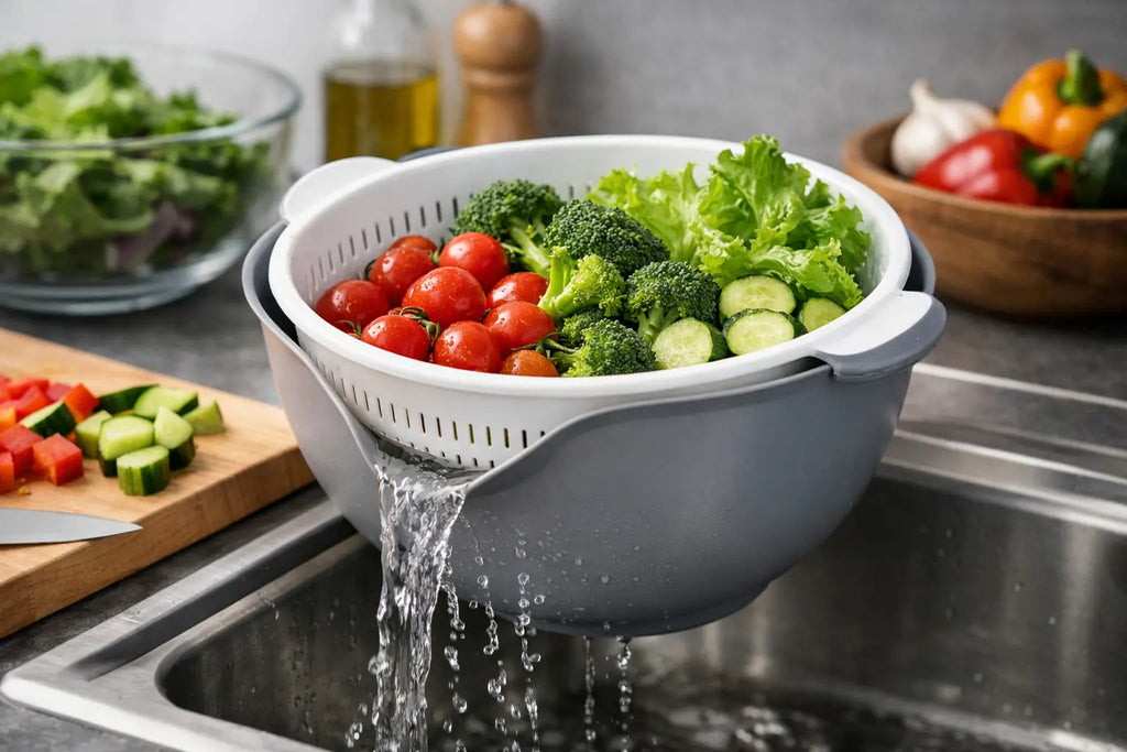 Vegetable Washing Colander Bowl: Smarter Prep