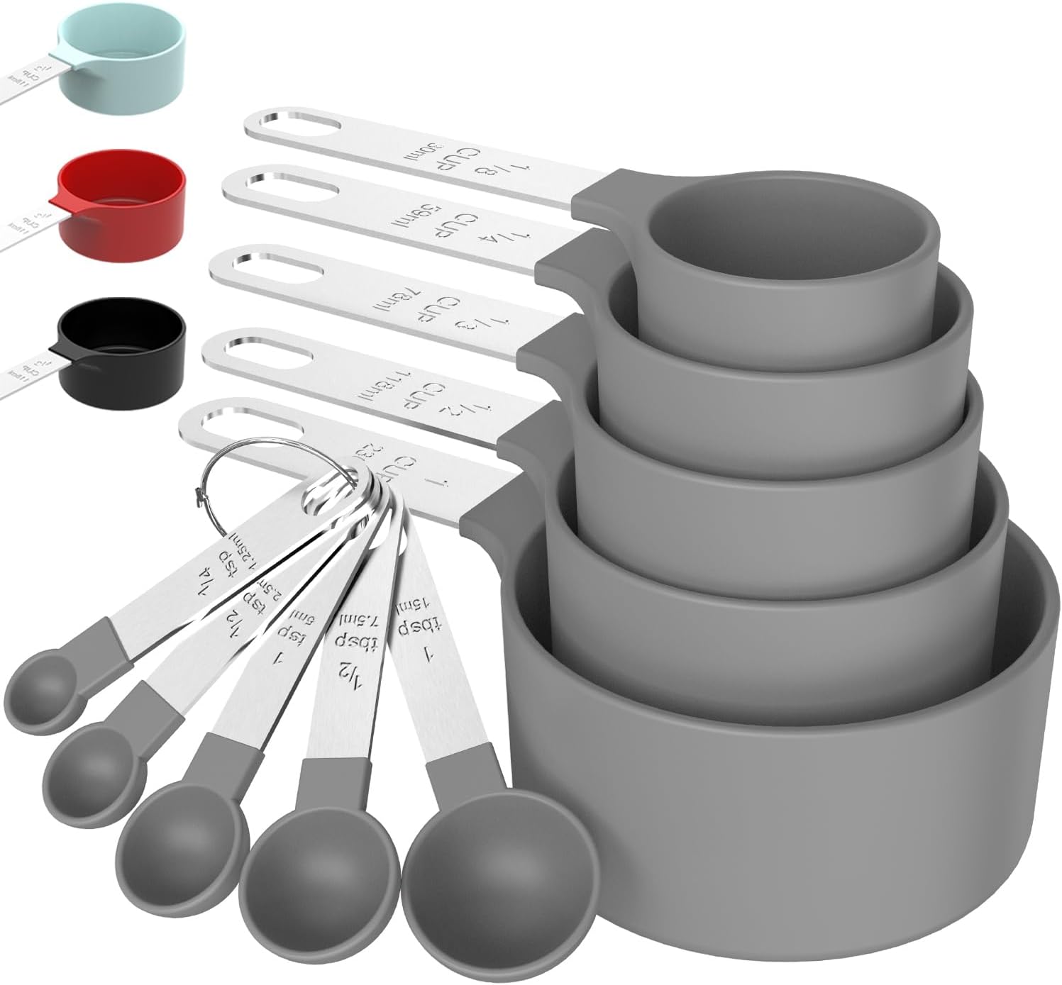 Stackable Measuring Cups & Spoons Set