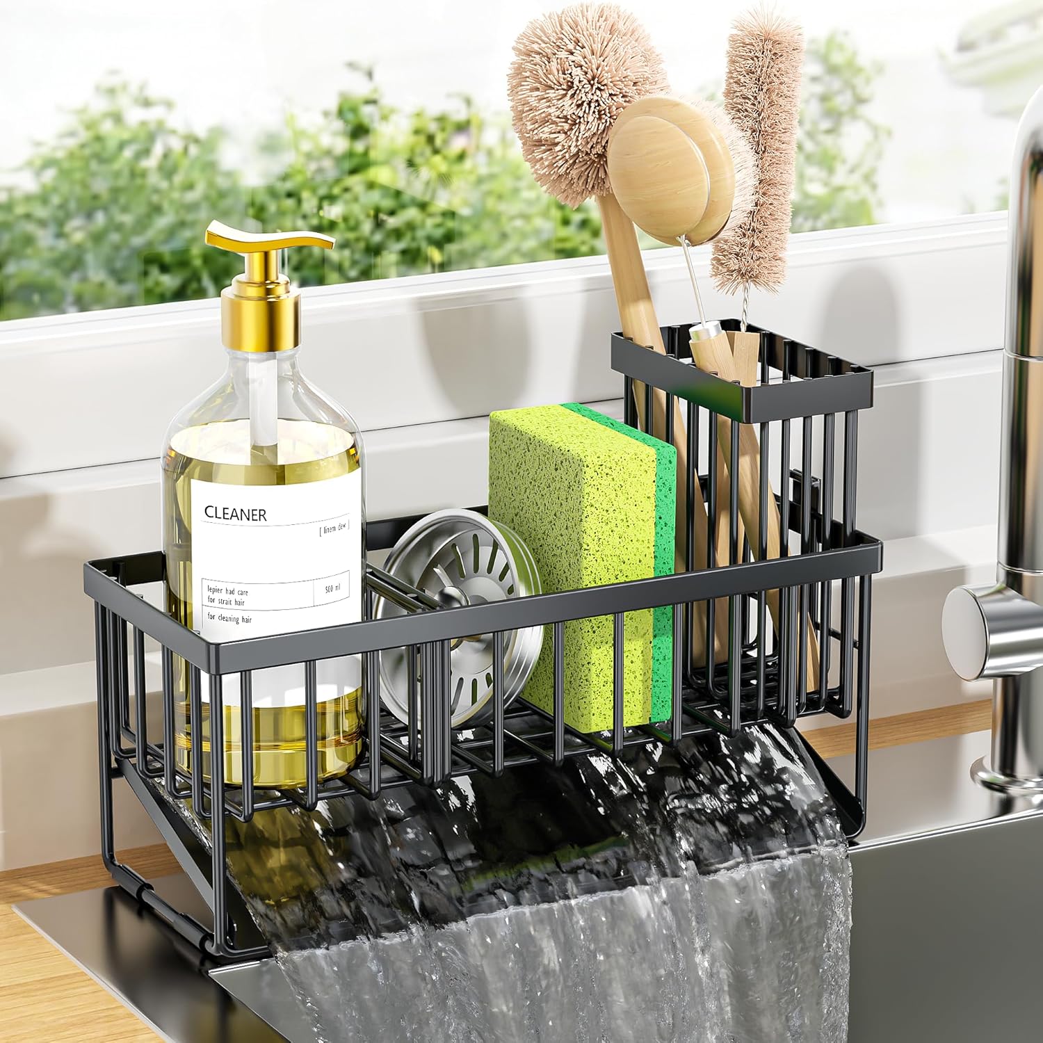 Stainless Steel Sink Caddy & Sponge Holder
